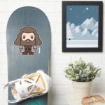 Hagrid Cartoon Character Art Sticker