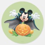 Halloween Mickey Mouse 1 Classic Round Sticker
