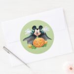 Halloween Mickey Mouse 1 Classic Round Sticker