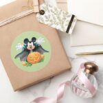 Halloween Mickey Mouse 1 Classic Round Sticker