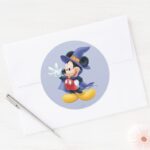 Halloween Mickey Mouse 2 Classic Round Sticker