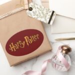 Hand Drawn Harry Potter Logo Oval Sticker