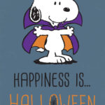 Happiness Is Halloween Peanuts Poster