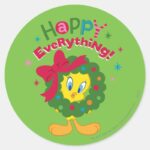 Happy Everything Classic Round Sticker