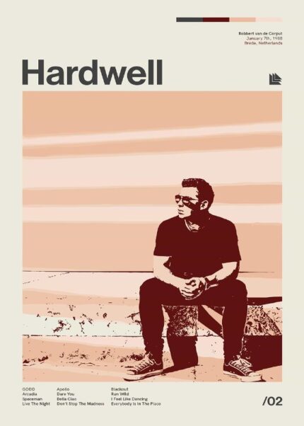 Hardwell Music Poster