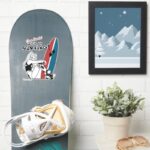 Harley Quinn Lets Go Surfing Sticker