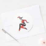 Harley Quinn 1 Classic Round Sticker