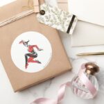 Harley Quinn 1 Classic Round Sticker