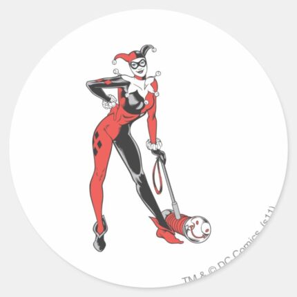 Harley Quinn 2 Classic Round Sticker