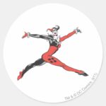 Harley Quinn 3 Classic Round Sticker