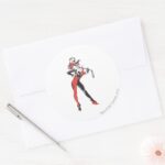 Harley Quinn 4 Classic Round Sticker