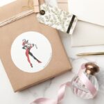 Harley Quinn 4 Classic Round Sticker