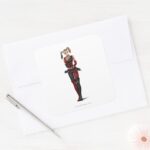 Harley Quinn Square Sticker