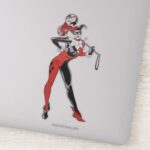 Harley Quinn With Mallet Sticker