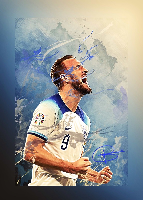 Harry Kane Soccer Poster