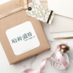 Harry Potter Chinese Logo Square Sticker