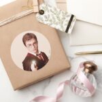 Harry Potter Points Wand Classic Round Sticker