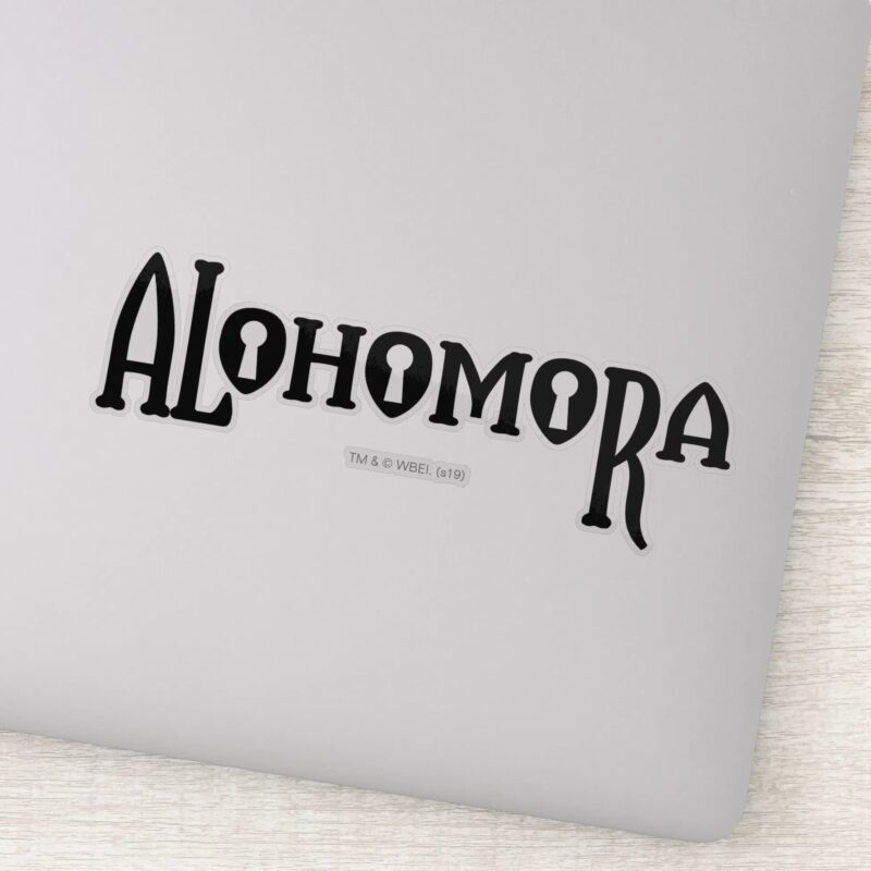 Harry Potter Spell Alohomora Sticker Harry Potter Spell Alohomora Sticker