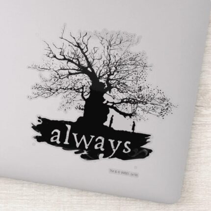 Harry Potter Spell Always Quote Silhouette Sticker