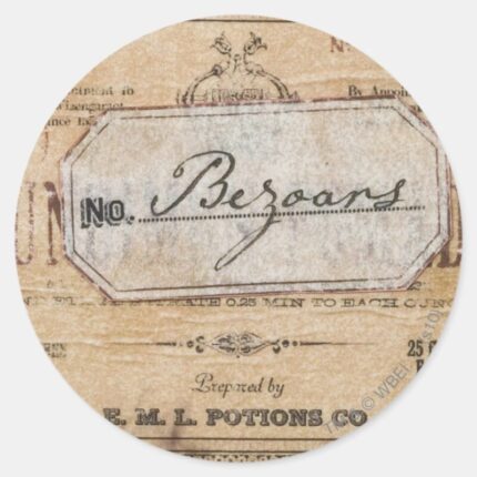 Harry Potter Spell Bezoars Classic Round Sticker