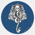 Harry Potter Spell Dark Mark Classic Round Sticker
