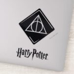 Harry Potter Spell Deathly Hallows Icon Sticker
