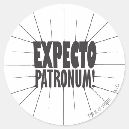 Harry Potter Spell EXPECTO PATRONUM™ Classic Round Sticker