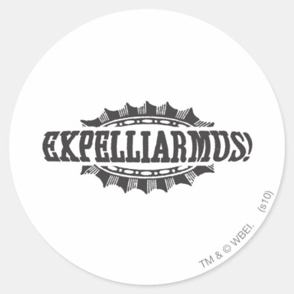 Harry Potter Spell Expelliarmus Classic Round Sticker