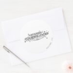 Harry Potter Spell Filthy Mudblood Classic Round Sticker