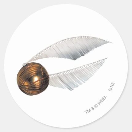 Harry Potter Spell Golden Snitch Classic Round Sticker