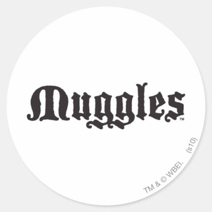 Harry Potter Spell Muggles Classic Round Sticker
