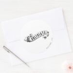 Harry Potter Spell Obliviate Classic Round Sticker