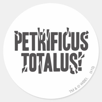 Harry Potter Spell Petrificus Totalus Classic Round Sticker