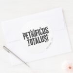 Harry Potter Spell Petrificus Totalus Classic Round Sticker