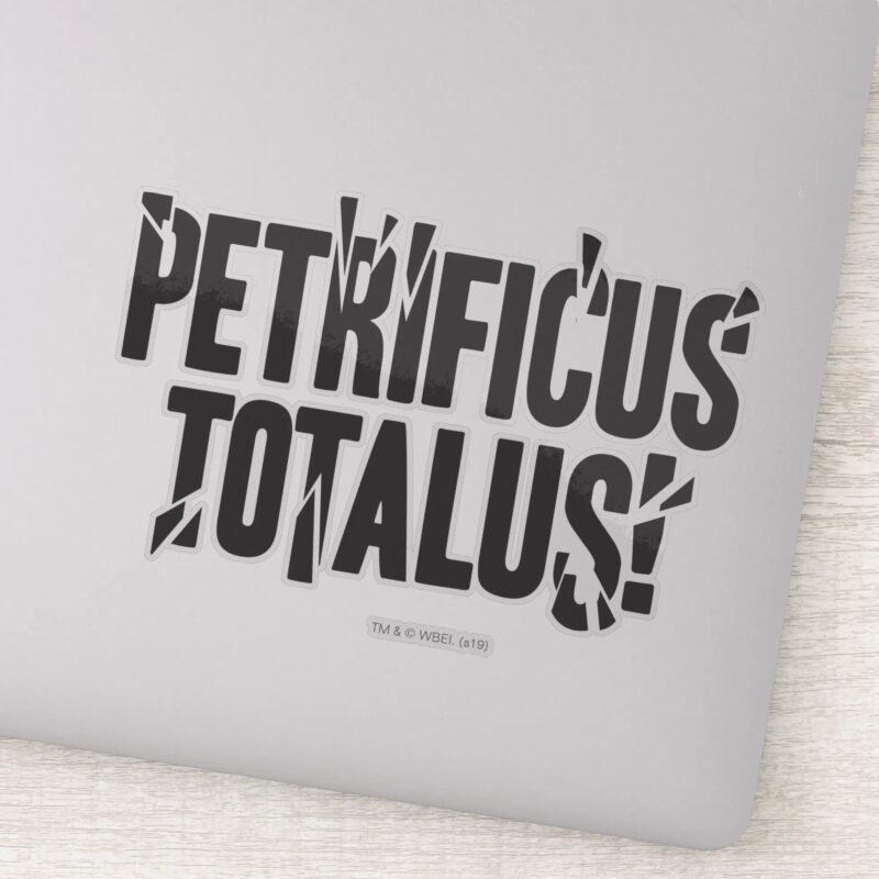 Harry Potter Spell Petrificus Totalus Sticker Harry Potter Spell Petrificus Totalus Sticker