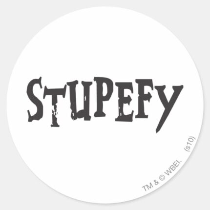 Harry Potter Spell Stupefy Stunning Spell Classic Round Sticker