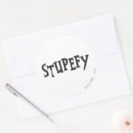 Harry Potter Spell Stupefy Stunning Spell Classic Round Sticker