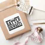 Harry Potter Spell The Battle Of Hogwarts Square Sticker