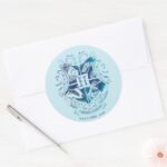 Harry Potter Aguamenti HOGWARTS™ Crest Classic Round Sticker
