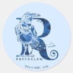 Harry Potter Aguamenti RAVENCLAW™ Graphic Classic Round Sticker