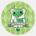 Harry Potter Charming SLYTHERIN™ Crest Classic Round Sticker