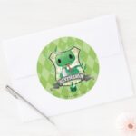 Harry Potter Charming SLYTHERIN™ Crest Classic Round Sticker