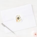 Harry Potter Colorful Hogwarts Crest Classic Round Sticker