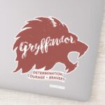 Harry Potter GRYFFINDOR™ Silhouette Typography Sticker