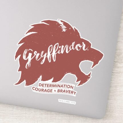 Harry Potter GRYFFINDOR™ Silhouette Typography Sticker