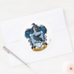 Harry Potter Gothic Ravenclaw Crest Classic Round Sticker