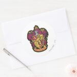 Harry Potter Gryffindor House Crest Classic Round Sticker