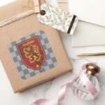 Harry Potter Gryffindor House Pride Crest Square Sticker