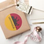Harry Potter Gryffindor House Pride Graphic Classic Round Sticker