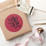 Harry Potter Gryffindor Lion Icon Classic Round Sticker